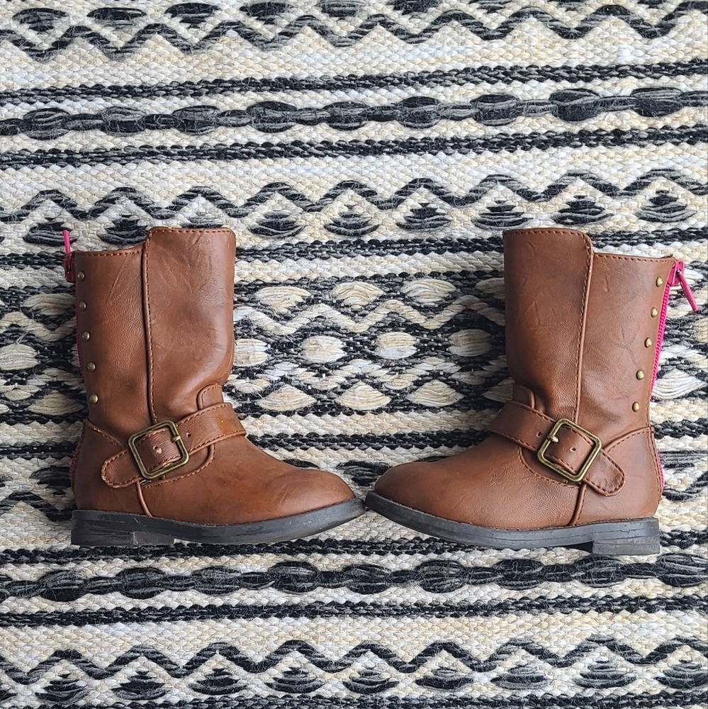 Cherokee Brown Boots Toddler Girl